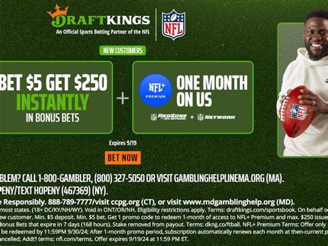 Updated DraftKings promo code: Secure $250 bonus and NFL.